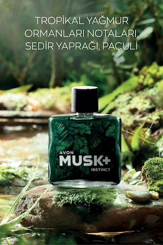 Avon Musk Instinct Erkek Parfüm EDT 3 x 75 ML
