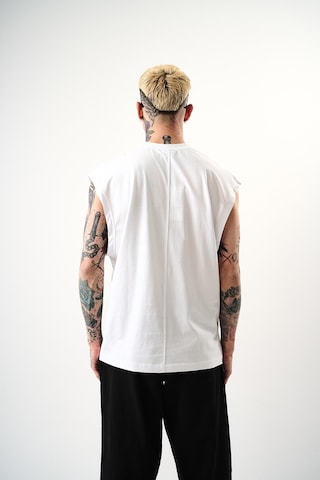 Respire Erkek Basic Tank Top Atlet Beyaz