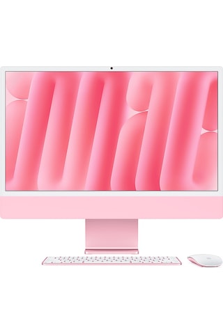 Apple iMac NWV43TU/A M4 16 GB 256 GB SSD 24" Macos AIO Masaüstü Bilgisayar Pembe