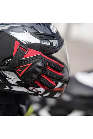 Konesam Kışlık Su Geçirmez Motosiklet Eldiveni - Sıcak Tutan Ve Reflektif Şeritli