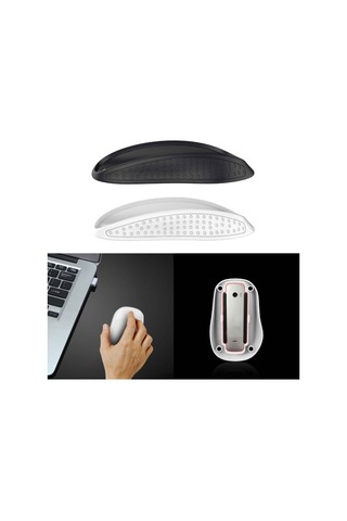 Magic Mouse 2/3 Taban İçin Rahat Mouse Pad Ergonomik Tasarım Hassas Uyum Siyah