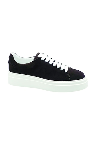 C Ca999 Camoscio Black Sneaker Günlük Erkek Lu68454 Paciotti Men Shoe Siyah