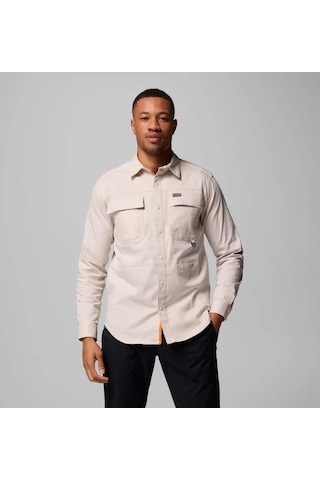 Columbia Am1594 Landroamer Twill Erkek Uzun Kollu Gömlek 2120581278 Bej