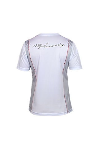 Dosmai Dijital Baskılı Muhammed Ali Spor T-shirt Beyaz Sbt131