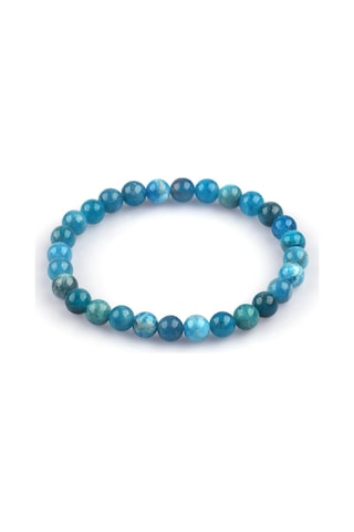 Apatit Doğal Taş Bileklik 6mm Küre Kesim Çok Renkli