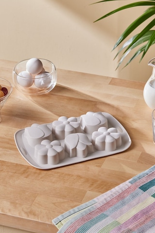 Crick Crack Harmony 6'lı Çiçekli Silikon Muffin Kalıbı