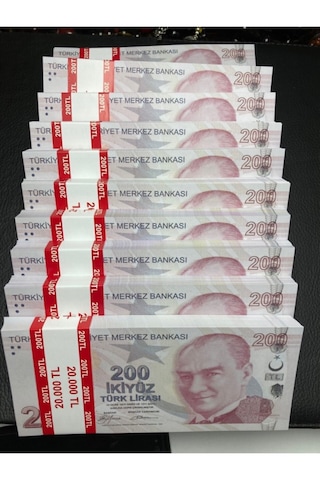10 Deste 100 Adetlik 100tl Sahte Geçersiz Düğün Paraları Kına