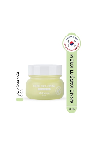 Muldream Fresh Cica Akne Karşıtı Yüz Kremi 60 ML