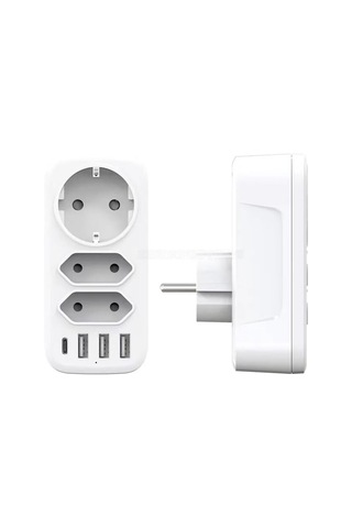 7'si 1 Arada Çoklu Priz, Usb Priz, Type-c + 3 Usb'li Çoklu Priz, Diğer