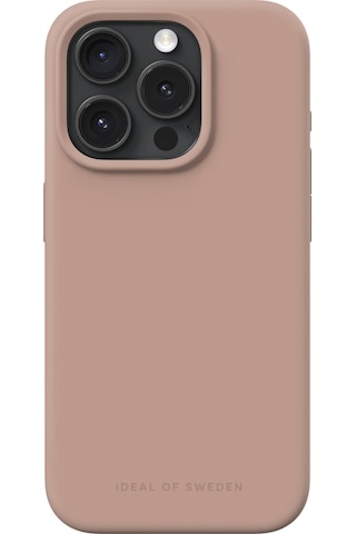 Silicone Case Apple Uyumlu iPhone 15 Pro Blush Pink Pembe