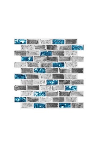 Qingmipy Suya Dayanıklı 3b Mermer Duvar Kağıdı - Mutfak Dekoru İçin Yapışkanlı Duvar Sticker Çok Renkli