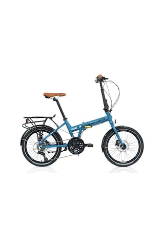 Carraro Flexi 121 Hd Katlanır Bisiklet Mat Petrol & Siyah 21v Siyah