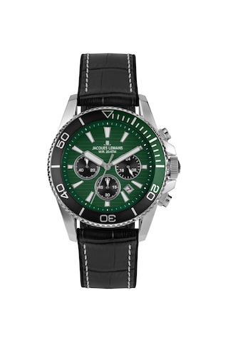 Jacques Lemans 1-2206c Lıverpool Dıver Erkek Kol Saati Gümüş - Siyah