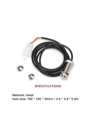 Fortunelane Motosiklet Atv Hızı Devir Ölçer: Dayanıklı Bakır Sensör + Mıknatıslar - Yüksek Hassasiyetli