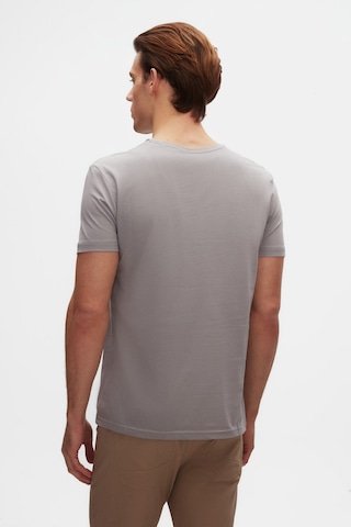 D's Damat Ds Damat Slim Fit Gri Bisiklet Yaka %100 Pamuklu Nefes Alabilen T-shirt 4hc141996753m 301