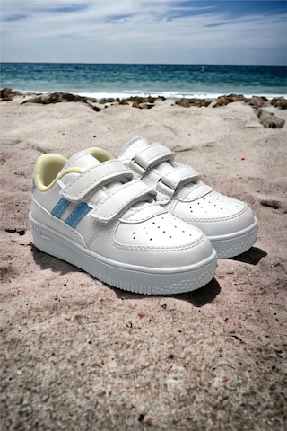 Çocuk Sneaker Spor Ayakkabı Beyaz-mavi-beyaz - Mavi