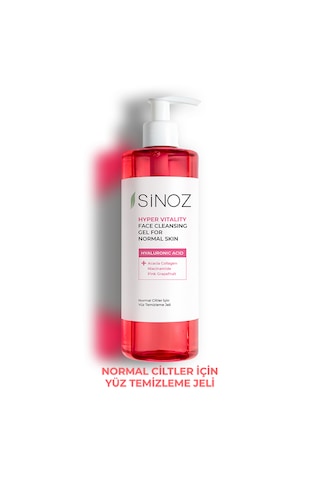 Sinoz Normal Ciltler için Yüz Temizleme Jeli 400 ML