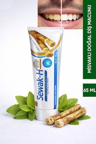 Misvaklı Alkolsüz Diş Macunu 65 Ml Doğal Ağız Ve Diş Temizliği