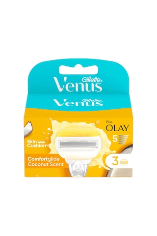 Gillette Venus Comfortglide Olay Kadın Tıraş Makinesi Yedek 3'lü