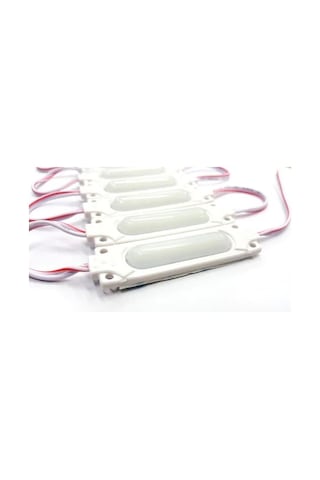 Parmak Led Camlı Beyaz-Kırmızı-Sarı-Mavi 12V 3M Bant Kesilebilir Sarı