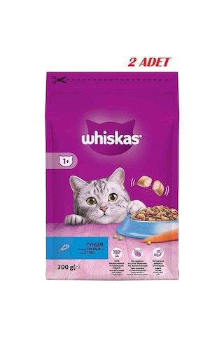 Whiskas Ton Balıklı Yetişkin Kedi Kuru Mama 2 x 300 G