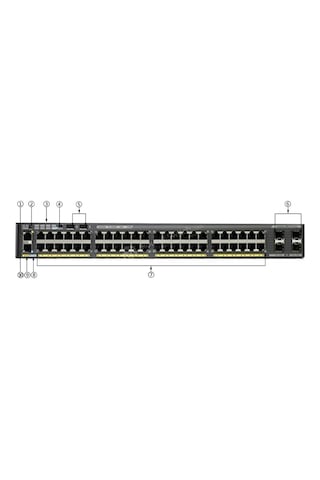 Ws C2960X 48Fpd L Catalyst 48 Port 10X100X1000 Poe 740W 2X10G Sfp
