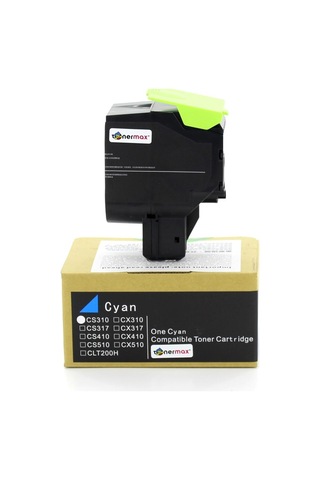 Tonerturk Lexmark 70C8Hc0 Mavi Uyumlu Toner / Cs310 / Cs410 / Cs510