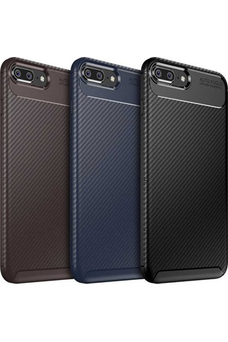 Apple Uyumlu iPhone 7 Plus Kilif Karbon Silikon Case 389459872