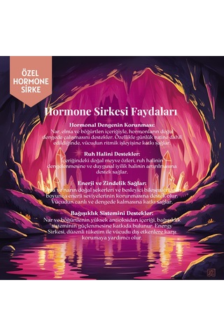 Mim and More Hormone Sirke Nar Elma ve Böğürtlen Özlü 250 ML