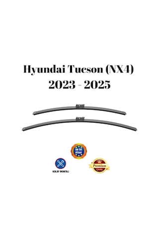 Hyundai Tucson Nx4 2023 2024 2025 Uyumlu Araca Özel Ön Cam Muz Tipi Silecek Süpürgesi Takımı 65/40cm 2li Set Silbak