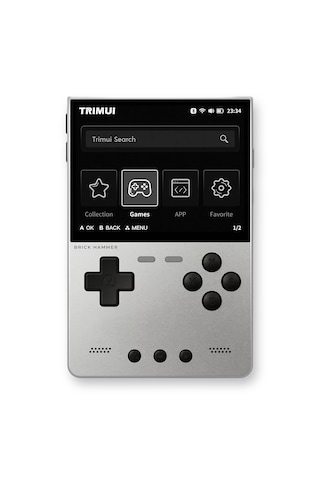 Trimui Brick Hammer Retro El Konsolu - 128GB Gri