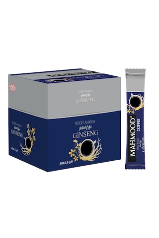 Mahmood Coffee Arabica Ginseng Aromalı Çözünebilir Granül Kahve 48 x 2.5 G