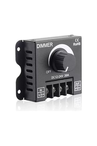 DC 12V – 24V 30A Led Sürücü Dimmer  360W 720W Led Sürücü Voltaj A