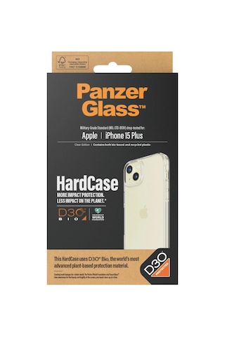 Panzerglass Hardcase With D3o Apple iPhone Uyumlu 15 Plus Şeffaf