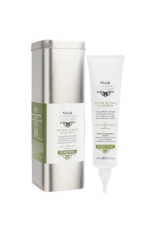 Nook DHC Purifying Yağlı Kuru Kepekli Saç İçin Derinlemesine Arındırıcı Çinko İçeren Saç Derisi Kil Maskesi 150 ML