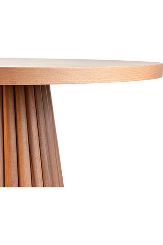 Acantus Natural Ahşap Yemek Masası 100x100 Naturel