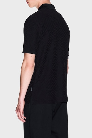 Armani Exchange Erkek Polo Yaka T Shirt Xm001882 Af10337 Fc022 Siyah SIYAH