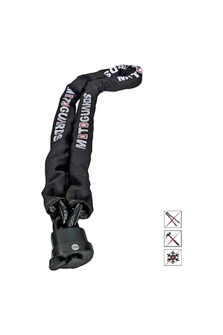2 Metre 10mm Kesilmez Motosiklet Zinciri + Yale-y220b/51/118/1 - Marine Asma Kilit