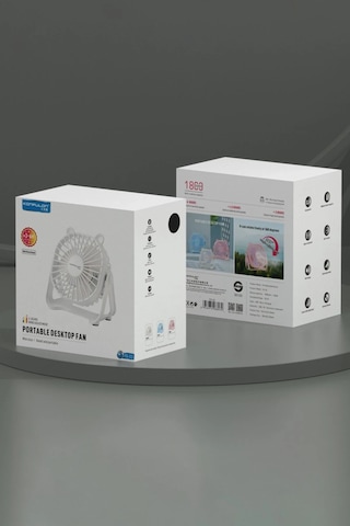 Konfulon Fs23 Masaüstü Soğutma Fanı Ilkeshop - 41 - Beyaz