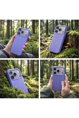 Apple Uyumlu iPhone 17 Pro Max Kılıf Renkli Lansman İçi Kadife Yumuşak Kamera Yükseltili Silikon Açık Mavi