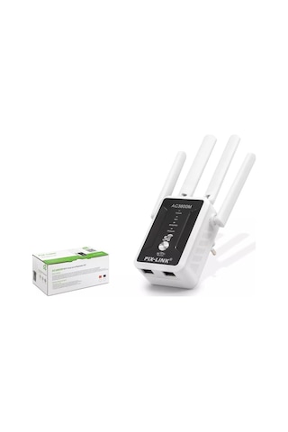 Hadron Pix-link Lv-ac32q Ac1200 Dual Band Wifi Sinyal Güçlendirici Repeater 1200mbps Siyah / Beyaz