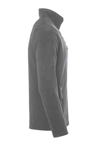 Genius Store Store Erkek Polar Tam Fermuarlı 3 Cepli Outdoor Polar Ceket Tactical Flecee Gri Koyu Gri