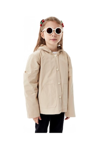 Benitto Kids Kız Çocuk Mevsimlik Yağmurluk Ceket 51360 Kahve