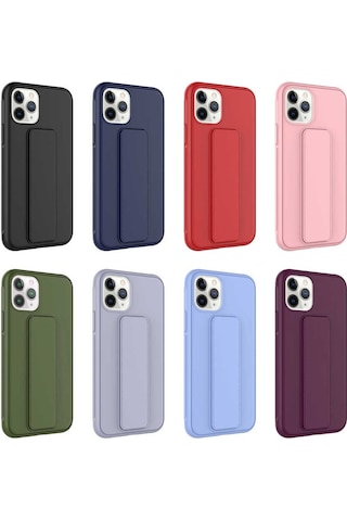 Apple Uyumlu iPhone 11 Pro Zore Qstand Kapak
