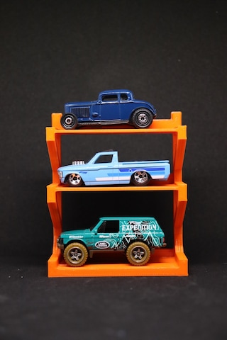 1/64 3 Katlı Araç Rafı-99 Çok Renkli