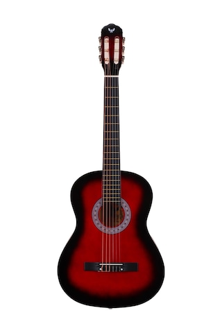 Angel Acg100-Rds 4/4 Kırmızı Klasik Gitar