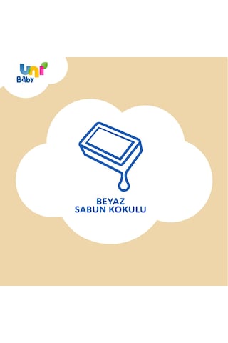 Uni Baby Pure Comfort Beyaz Sabun Kokulu Islak Mendil 24'lü