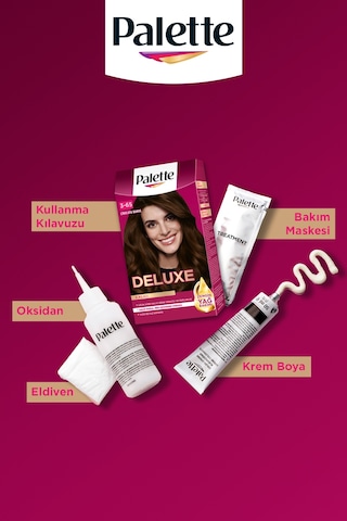 Palette Deluxe 3 - 65 Çikolata Kahve Saç Boyası (455871114)