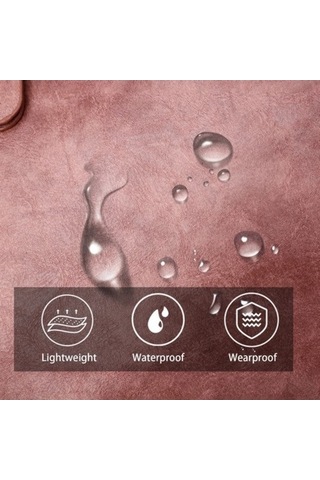 İpli Kadın Büyük Kapasiteli Sırt Çantası - Kahverengi Diğer