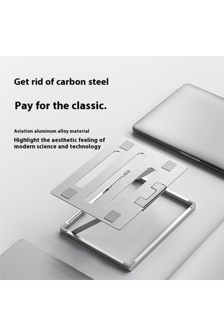 Ebitda H12 Ayarlanabilir Alüminyum Masaüstü Dizüstü Bilgisayar Yükseltici Standı Tutucu